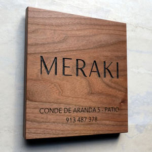 Panneau de signalisation WC moderne en bois personnalisé pour hommes et femmes avec numéro de <span class=keywords><strong>maison</strong></span> pour hôtels, appartements et espaces publics - Product Image 5