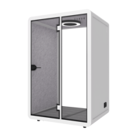 Cabine insonorisée élégante pour téléphone de bureau, cabine insonorisée pour vidéoconférence, pod de bureau, consultation privée, salle de réunion insonorisée
