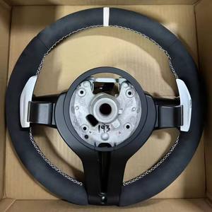 Volante Deportivo de Cuero Alcantara para <span class=keywords><strong>BMW</strong></span> M M3 <span class=keywords><strong>M5</strong></span> M6, Compatible con F20 F21 F06 F07 F10 F11 F12 F13 F30 F32 F80 F91 E90 - Product Image 4