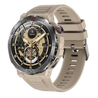 Reloj Inteligente MK68 con Pantalla AMOLED de 1.43 Pulgadas, para Deportes al Aire Libre, Monitoreo de Salud, Brújula, Llamadas Bluetooth