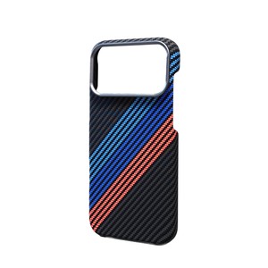 Custodia Ultra Sottile per <span class=keywords><strong>iPhone</strong></span> 17 Air 17 Pro Max in Fibra di Aramide Stile Business con Supporto per Telefono - Product Image 5