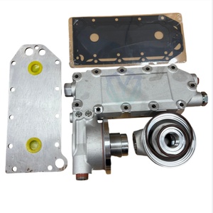 6743-61-2112 6743612111 Couvercle et joint de refroidisseur d'huile pour moteur 6D114 6CT8.3 Pièces d'excavatrice PC300-7 PC360-7 - Product Image 3