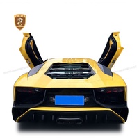 Alerón delantero y trasero de fibra de carbono para coche, Kit de carrocería para Lamborghini Aventador LP700 LP720, actualización a LP750