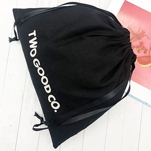 Custom Size Storage Cotton Bag <b>Drawstring</b> Sack Muslin <b>Drawstring</b> <b>Pouch</b> Black Screen Printing Gift Packaging Craft Bag Recyclable - Product Image 3