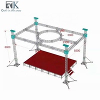 Estructura de Soporte Cuadrada de Aluminio para Iluminación, Soporte de Truss para DJ, Soporte de Truss de Aluminio para Escenario