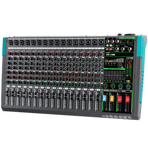 Mezclador de Sonido de Audio de 16 Canales PA16 Consola de Mezcla para <span class=keywords><strong>DJ</strong></span> USB con Alimentación Phantom de 48V 256 <span class=keywords><strong>Efectos</strong></span> DSP <span class=keywords><strong>Mesa</strong></span> de Sonido para Escenario - Product Image 1