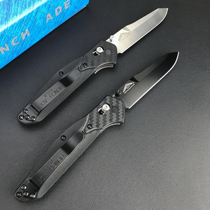 มีดพับพกพา BM-OSBORNE 940 ใบมีด CPM-S90V สำหรับใช้งานกลางแจ้ง อเนกประสงค์ พกพาสะดวก เหมาะสำหรับการล่าสัตว์ ตั้งแคมป์ ใช้ในชีวิตประจำวัน ทำงาน DIY  พร้อมซองไนลอน - Product Image 5