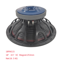Haut-parleur de haute qualité Audionic 1500W 18 pouces extérieur 8ohm 96dB 3000w Sub Woofer