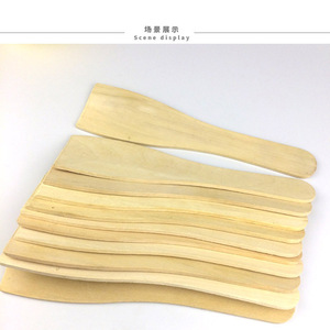 Juego de espátulas de madera, 10 piezas, utensilios de cocina de madera natural para cocinar y asar a la parrilla - Product Image 3