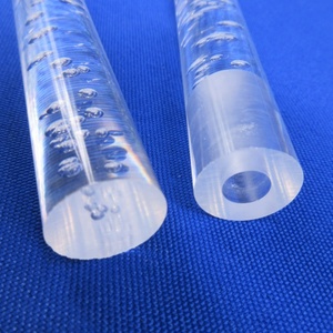 Varillas de Acrílico PMMA Transparente de Color, Barras de Acrílico Sólido con Burbujas para Decoración e Iluminación, Varilla de PC Transparente/Acrílico - Product Image 5