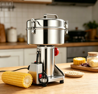 Moulin à grains électrique vertical multifonction en acier inoxydable pour épices, café, maïs, soja, arachides – Machine à moudre et broyer