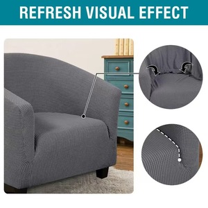 Wholesale Customization Soft Comfortable Washable Modern Bathtub <strong>Armchair</strong> Spandex Polyester Sofa Chair <strong>Cover</strong> - Product Image 3