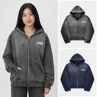 Sweat-shirt à capuche surdimensionné personnalisé pour homme, en molleton épais avec impression en relief, cordon de serrage et détails brodés