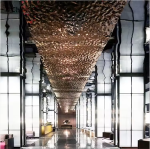 EX816 Water Wave Stainless Steel <b>Sheet</b> for Retail Mall Interior Wall Cladding Design Projects - Product Image 3