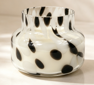 Round Glass Jar Scented Paraffin <b>Wax</b> <b>Candle</b> Floral Plant Fragrance Home Decoration Art <b>Candle</b> Machine Made - Product Image 1