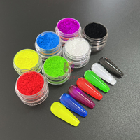 Vert Bleu Jaune Néon Poudre Lâche Mica Fluorescent Pigment Couleur Poudre Pigment Vernis À Ongles Peinture Automobile