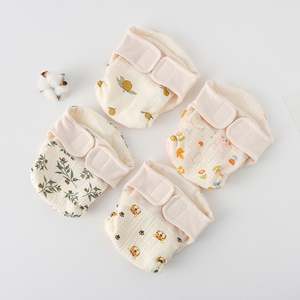 Celana latihan bayi, celana dalam stok Multi pola, katun menyerap kuat, pakaian dalam latihan toilet, popok untuk bayi - Product Image 5