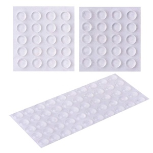 Clear Rubber Feet Bumper <strong>Pads</strong> Adhesive Transparent <strong>Buffer</strong> <strong>Pads</strong> Cabinet Door Bumpers Self Stick Noise Dampening <strong>Pads</strong> - Product Image 2