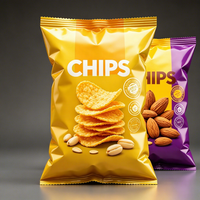 100g 250g 500g 1kg 12 OZ Gedroogd fruit, gelaagde aardappelchips, gedroogd fruit, cashewnoten, snack, zak met vlakke bodem en ritssluiting