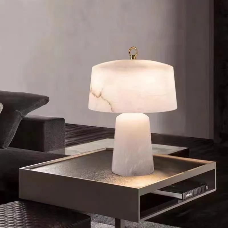 İspanyol mermer lamba villa oturma odası yatak odası otel tasarımcı high-end lamba aydınlatma