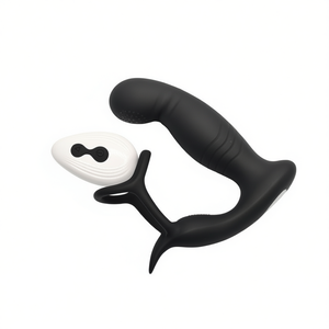 Hao Night - Masajeador de Próstata Eléctrico para Hombre, Anillo de Bloqueo con Control Remoto, Juguete Sexual, Tapón Anal, Dispositivo de Masturbación - Product Image 1