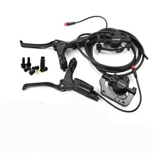 1 Set HD-E350 TEKTRO Disc Brake Hidrolik Pabrik Cina Disc Brake Hidrolik Skuter Hidrolik E-sepeda Disc Brake