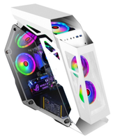 New Computer Gaming Case M-Atx Mid Tower Computer Gaming Pc Case Custom with Glass Customization New Design