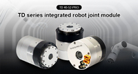 Moteur rotatif EtherCAT/CANopen à couple élevé avec module d'articulation robotique à entraînement harmonique et servomoteur intégré pour cobot