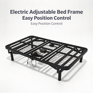 <span class=keywords><strong>Letto</strong></span> matrimoniale imbottito trapuntato, con doghe di supporto in acciaio rinforzato, testiera imbottita e spazio contenitore sotto il <span class=keywords><strong>letto</strong></span> - Product Image 4