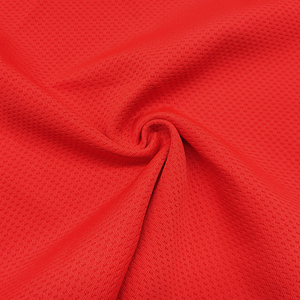 Pemasok Cina kain mata burung poliester harga Per Meter, kedatangan baru kain jala lubang tali ganda Solid untuk dijual - Product Image 3