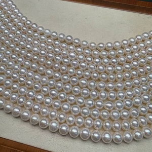 H. Wen Groothandel Hoge Kwaliteit 1a-6a Ronde Kralen 2-12Mm Natuurlijke Zoetwater Parel Poeder Paars - Product Image 5