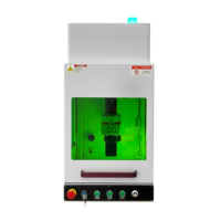 Machine de gravure laser à fibre entièrement fermée 30W 50W pour bijoux, or, argent, bagues, colliers, machine de marquage laser de précision