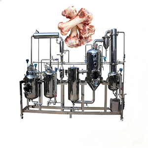 Equipo de <span class=keywords><strong>Línea</strong></span> de Extracción de Caldo de Huesos Automático de Alta Calidad con Nuevo Cortador de Carne, Esterilizador de Alimentos, Picadora de Carne y Embutidora de Salchichas - Product Image 1