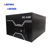 Komputer Kontrol Industri Dinding, Casing PC Dinding, 2 LAN, 8 USB, 6 COM, 4 Slot Ekspansi Tinggi Penuh, Casing Logam, IPC 630F