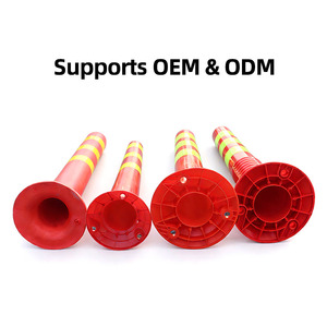 Гибкий дорожный предупредительный столбик для безопасности на улице, 73 см, из полиуретана, защита IP65, светоотражающий, поддержка OEM и ODM - Product Image 5