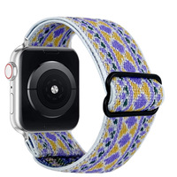 Bracelet élastique Tschick pour Apple Watch Ultra 2 49mm Bracelet 44 40 41 45mm Bracelet réglable en nylon pour IWatch Series 9 8 7 6 5 4 Se