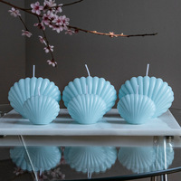 Ensemble de bougies parfumées mini coquillages populaires, bougies aromatiques directement de l'usine, cadeau idéal et faveurs de fête