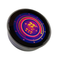 Solución de Control Inteligente para el Hogar con Interfaz de Usuario Personalizada Wisecoco, Perilla de Control Giratoria Inteligente con Pantalla AMOLED de 1.43 Pulgadas