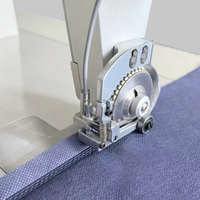Rouleau de machine à coudre industrielle à ultrasons avec point invisible, conception à lit plat, nouvelle lubrification automatique, construction en plastique