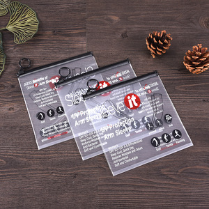 Tùy chỉnh in <span class=keywords><strong>PVC</strong></span> Dây Kéo Túi tái sử dụng đồ trang sức nhỏ trường hợp điện thoại vớ nhựa Frosted bao bì Zip <span class=keywords><strong>PVC</strong></span> khóa túi với logo - Product Image 6