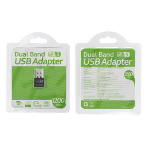 Adaptador USB WiFi <span class=keywords><strong>Mini</strong></span> de Doble Banda de 1200 Mbps, Tarjeta de Red Inalámbrica de Doble Banda de 2.4 GHz y 5 GHz, Dongle con Antena AC1200, Adaptador AC1200mbps - Product Image 6