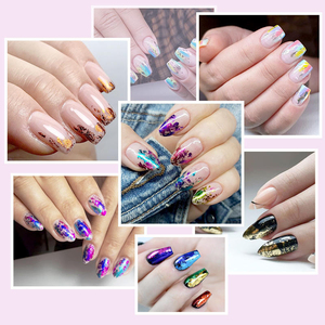 Autocollant pour nail art ciel étoilé, feuille de transfert, gel UV pour ongles - Product Image 3