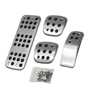 Pedales de Transmisión Manual para <span class=keywords><strong>PEUGEOT</strong></span> <span class=keywords><strong>206</strong></span>, Kit de 4 Piezas, <span class=keywords><strong>Accesorios</strong></span> para Citroen, Pedal de Freno de Gas, Reposapiés, Pedal Modificado - Product Image 2