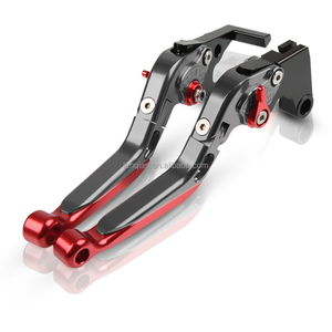 Accessori moto leva frizione freno regolabile pieghevole estensibile CNC per <span class=keywords><strong>Aprilia</strong></span> <span class=keywords><strong>SR</strong></span> 50 MY 2017-2019 2018 <span class=keywords><strong>SR</strong></span> MAX 125 <span class=keywords><strong>300</strong></span> - Product Image 2