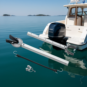 Protecteur de transom composite réglable de 23 à 35 pouces pour moteurs de bateau, protection des moteurs hors-bord - Product Image 2