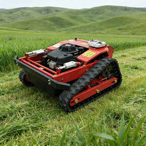 Tondeuse à gazon robotisée intelligente hybride essence-électrique 550 mm sans fil, coupe-<span class=keywords><strong>herbe</strong></span> à chenilles télécommandé - Product Image 1