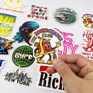 Etiquetas Adhesivas de Vinilo PVC Blanco, Resistentes a los Rayos UV, Impermeables, Duraderas, con Logotipo Troquelado Personalizado - Product Image 1