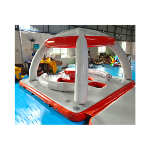 Plataforma Flotante Inflable para Fiestas Acuáticas, Cabina para Uso en Mar o <span class=keywords><strong>Lago</strong></span>, Material de Vinilo/PVC, Instalaciones de Entretenimiento Acuático - Product Image 5