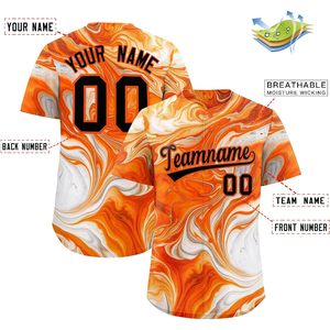 Custom Graffiti Baseball Jersey Unisex Adult Sublimated Print Breathable Button <b>Down</b> Shirt Teamname 00 Personalized - Product Image 2