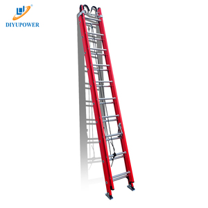<span class=keywords><strong>Escalera</strong></span> Extensible <span class=keywords><strong>de</strong></span> <span class=keywords><strong>Dos</strong></span> Secciones con Certificación CE, <span class=keywords><strong>Escalera</strong></span> Plegable <span class=keywords><strong>de</strong></span> Fibra <span class=keywords><strong>de</strong></span> Vidrio para Escape <span class=keywords><strong>de</strong></span> Incendios, Telescópica y Aislada, <span class=keywords><strong>de</strong></span> 12 pies, para Trabajo en Exteriores, con Capacidad <span class=keywords><strong>de</strong></span> Carga <span class=keywords><strong>de</strong></span> 150 kg - Product Image 2